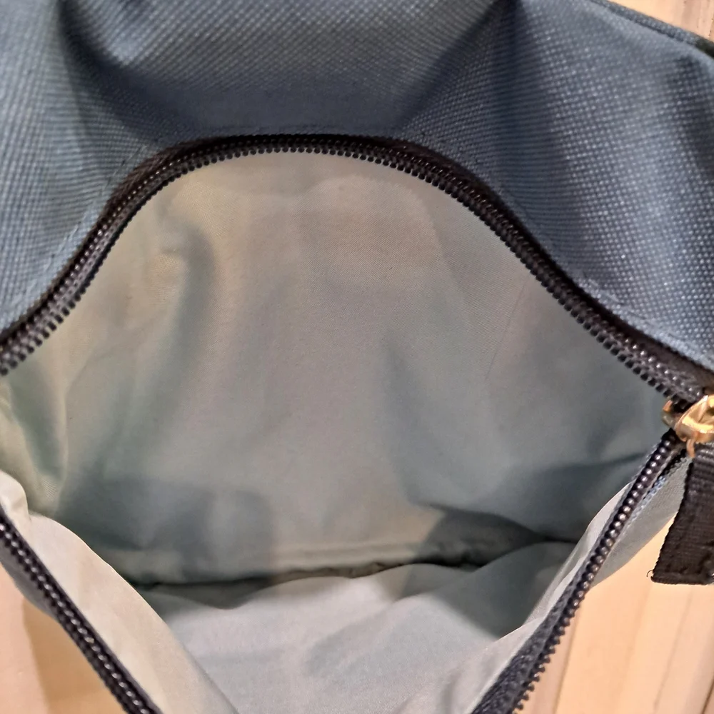 Harry Barker Blue & Black Nylon Dog Travel Crossbody Accessories Bag